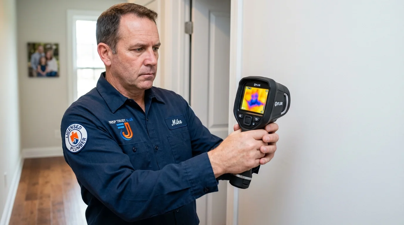 Thermal imaging leak detection by Johns Plumbing LLC in Linton